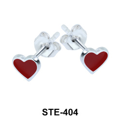 Heart Stud Earring STE-404